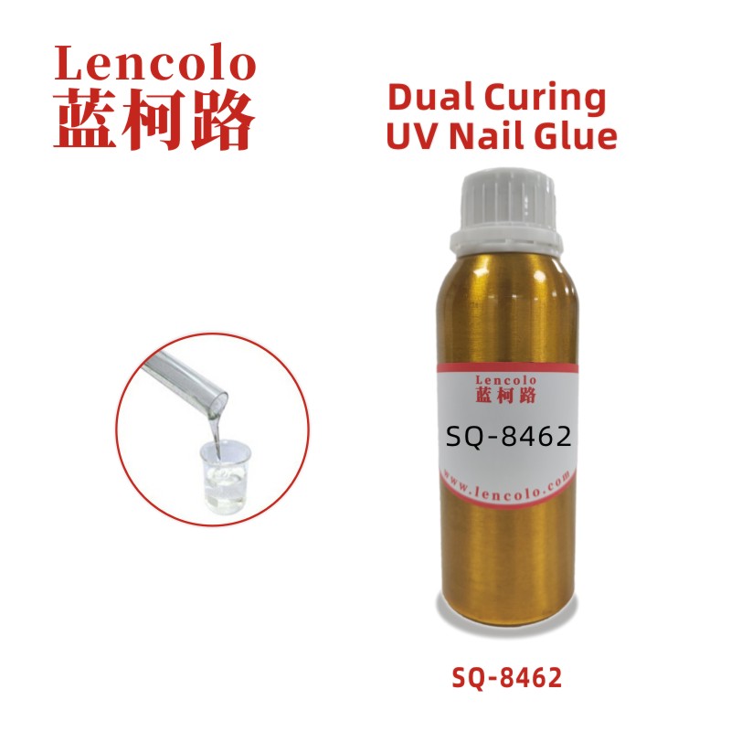 SQ-8462 Dual Curing UV Nail Glue ultraviolet-curable adhesive for nail polish